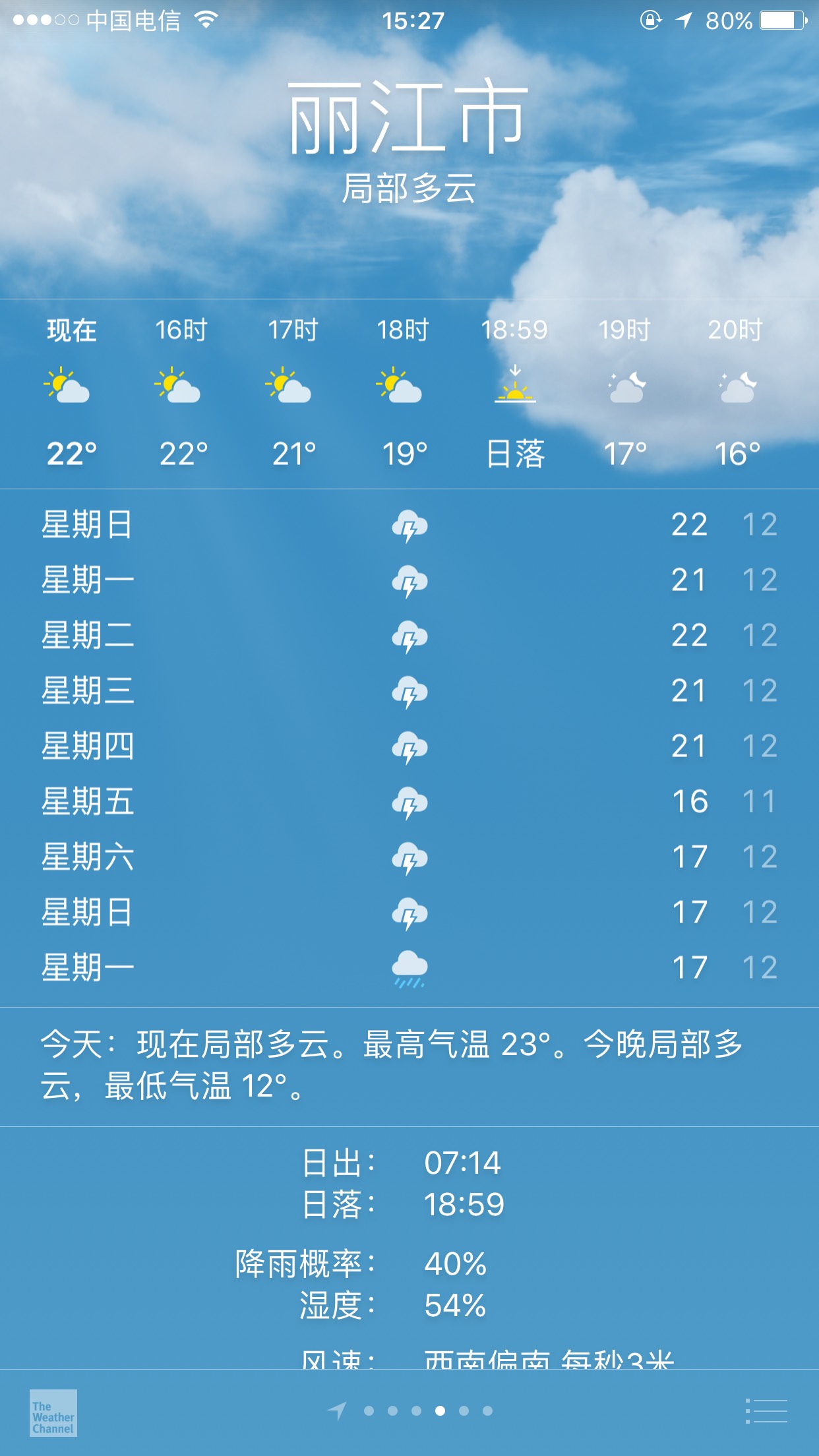 我这个月9号想去丽江可是看天气预报却天天下雨怎么办