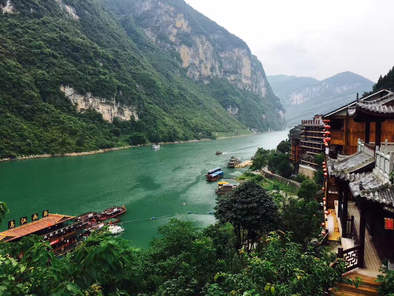 阿依河漂流,乌江风景,龚滩古镇两日游