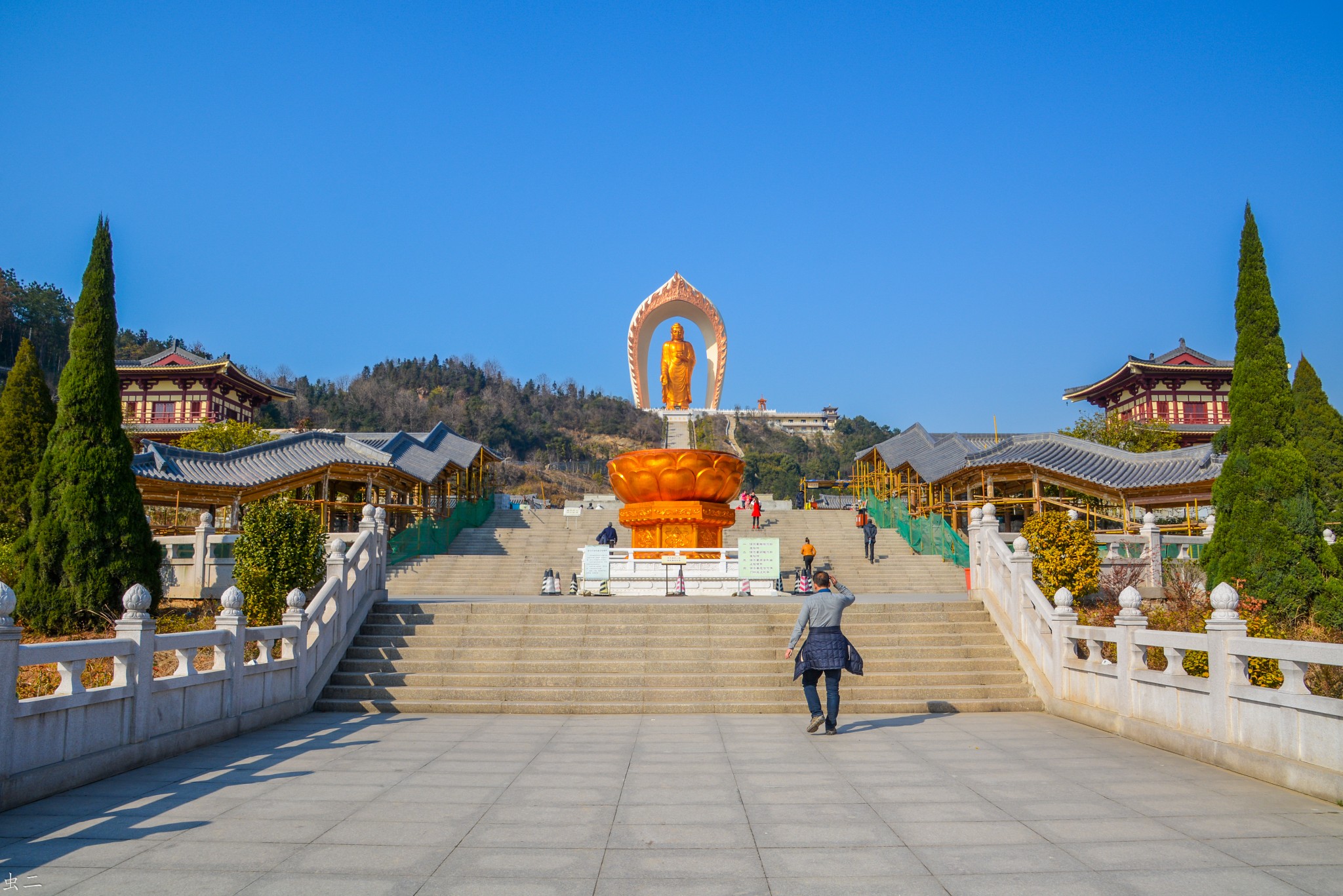 庐山行之十一 秀峰 东林寺净土苑 东林大佛 中国及世界最高阿弥陀佛