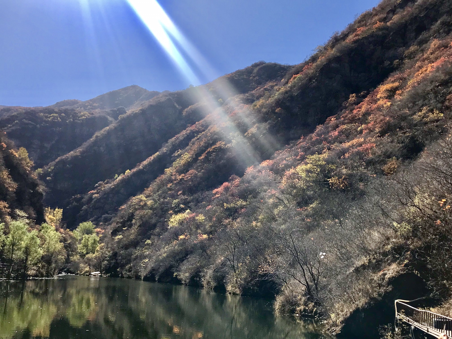 秋游门头沟区双龙峡景区和爨底下村