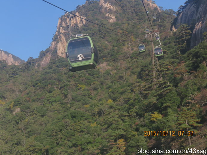 黄山坐索道上下攻略