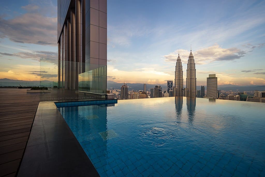 1br suites at klcc/rooftop pool