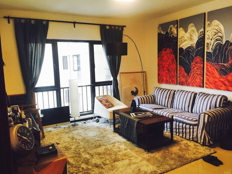 【住进设计师的画与梦中】四川美术学院艺术套房 交通便利 榻榻米床