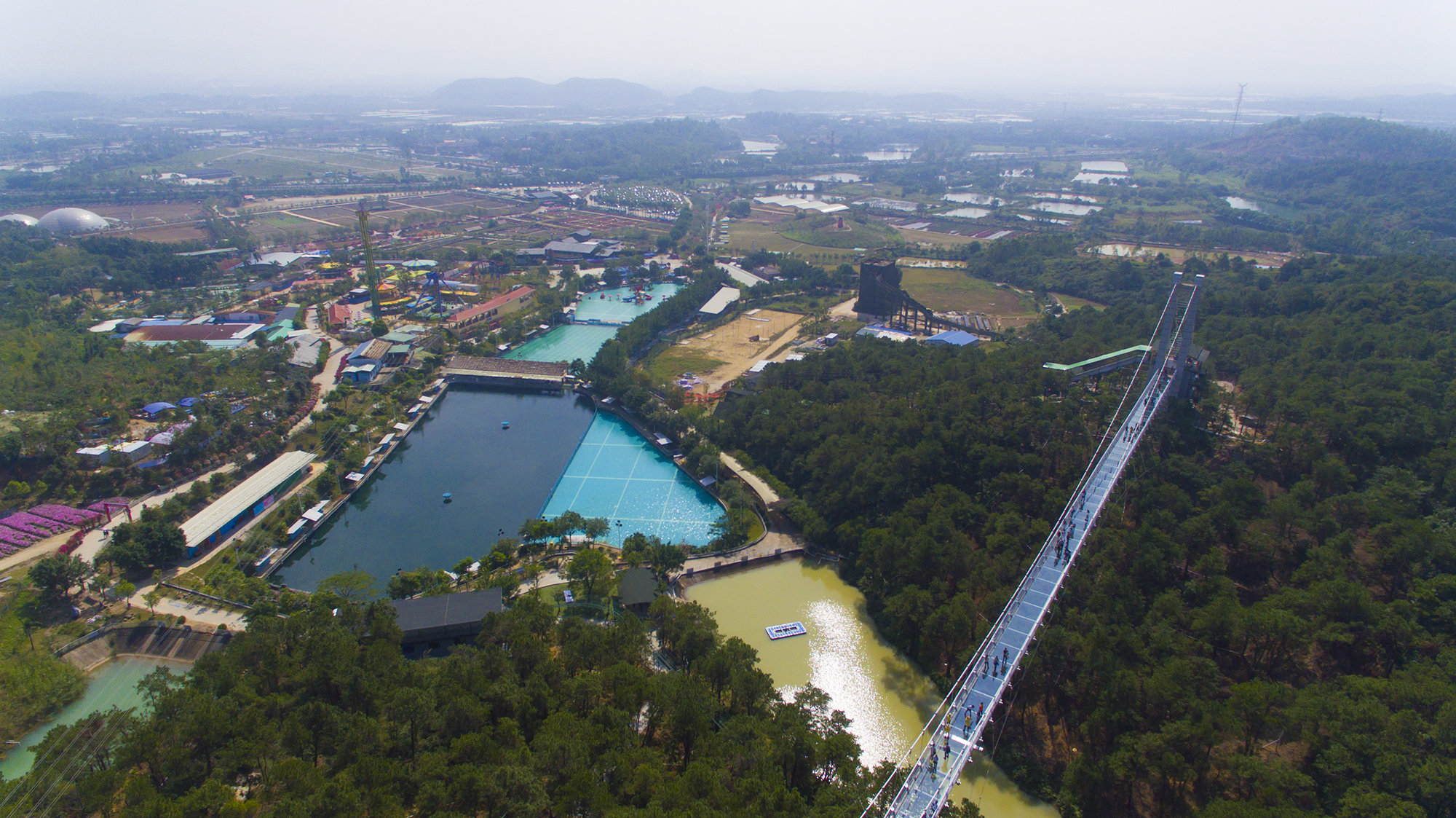 佛山高明盈香生态园,网红地打卡玻璃桥图片50,高明区旅游景点,风景