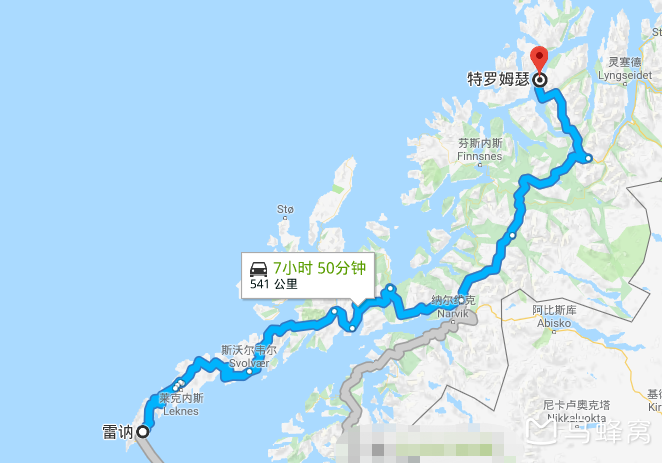 雷讷自驾到特罗姆瑟,中间停留在哪里好?_马蜂窝问答 - 马蜂窝