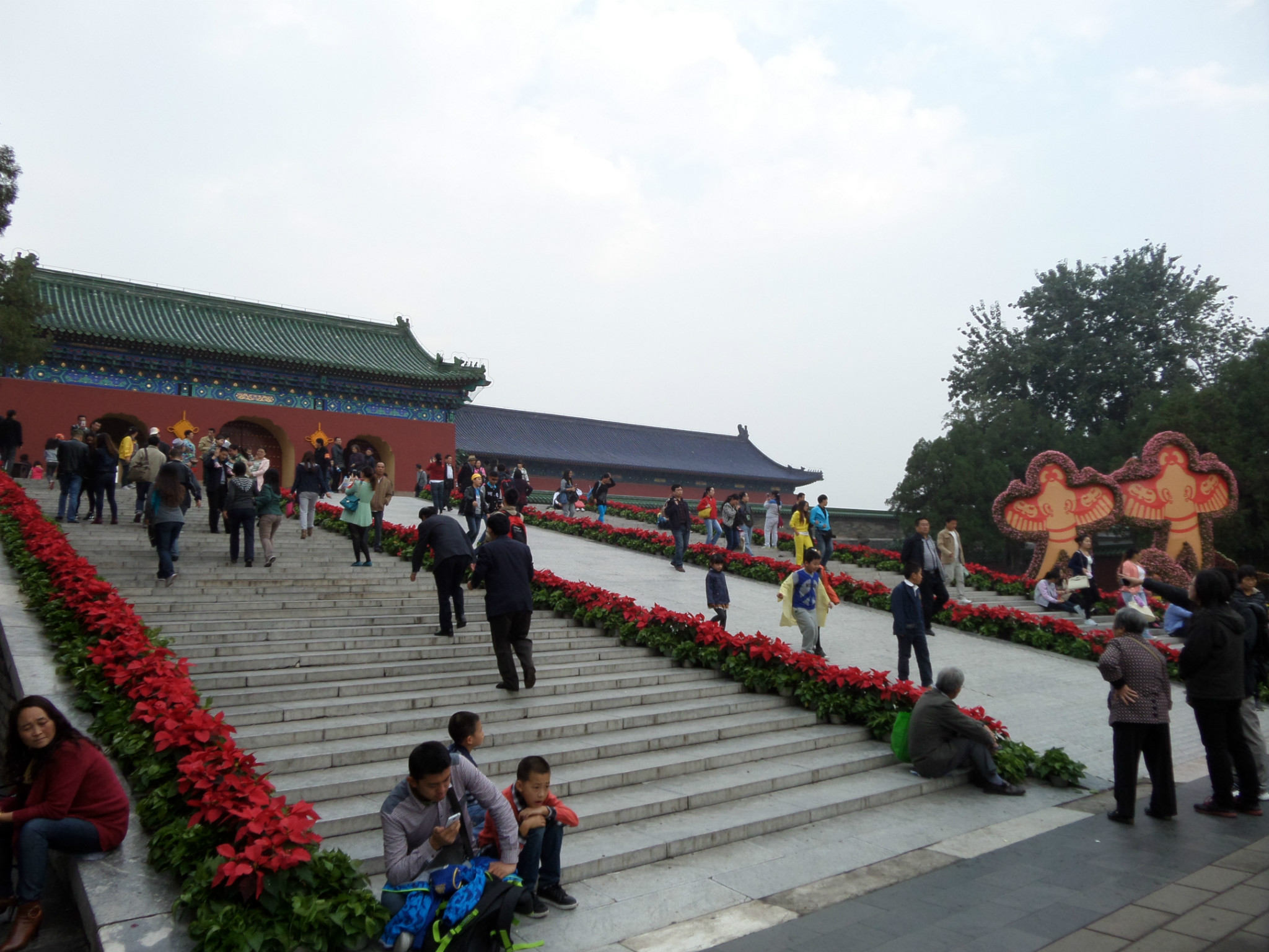 北京之行:天壇天安門故宮北海公園景山公園南鑼鼓巷鳥巢水立方頤和園