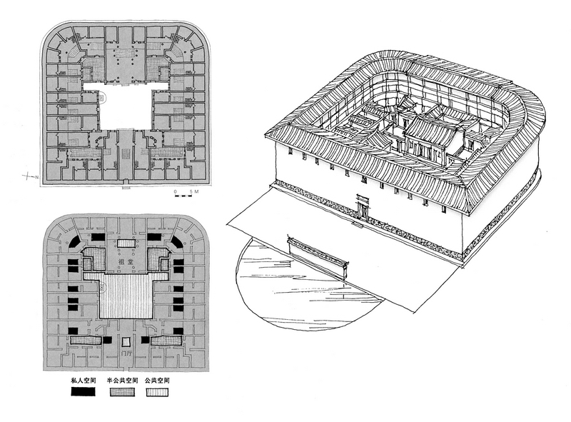 福建土楼结构设计图图片